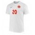 Canada Jonathan David #20 Voetbalkleding Uitshirt WK 2022 Korte Mouwen